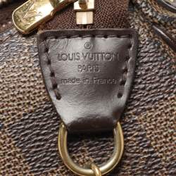 Pre Owned Louis Vuitton Damier Ebene Canvas Eva Pochette