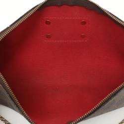 Pre Owned Louis Vuitton Damier Ebene Canvas Eva Pochette