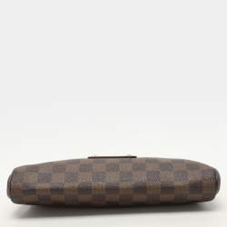 Pre Owned Louis Vuitton Damier Ebene Canvas Eva Pochette