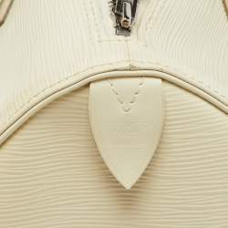 Pre Owned Louis Vuitton Ivorie Epi Leather Speedy 30 Bag
