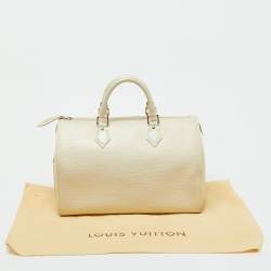 Pre Owned Louis Vuitton Ivorie Epi Leather Speedy 30 Bag