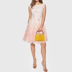 Pre Owned Louis Vuitton Tricolor Crocodile Capucines Mini Bag