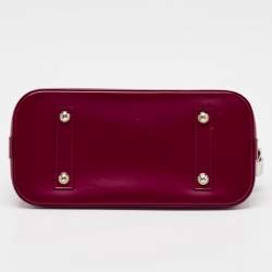 Pre Owned Louis Vuitton Fuchsia Epi Leather Alma PM Bag