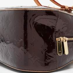 Pre Owned Louis Vuitton Amarante Monogram Vernis Summit Drive Bag