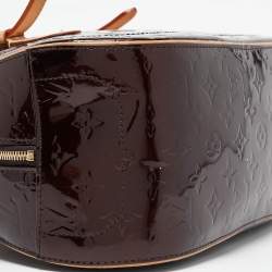 Pre Owned Louis Vuitton Amarante Monogram Vernis Summit Drive Bag