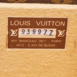 Pre Owned Louis Vuitton Monogram Canvas Gemine Shoe Trunk