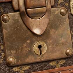 Pre Owned Louis Vuitton Monogram Canvas Gemine Shoe Trunk