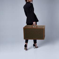 Pre Owned Louis Vuitton Monogram Canvas Gemine Shoe Trunk