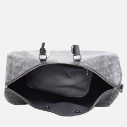Louis Vuitton Monogram Eclipse Keepall Bandouliere 55 Bag