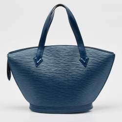 Pre Owned حقيبة لوى فيتون سان جاكس جلد أيبى زرقاء توليدو PM