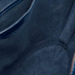 Pre Owned حقيبة لوى فيتون سان جاكس جلد أيبى زرقاء توليدو PM