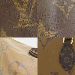 Louis Vuitton Giant Monogram Canvas On The Go Mm Tote Bag