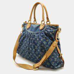 Louis Vuitton Blue Monogram Denim Neo Cavi Gm Tote Bag
