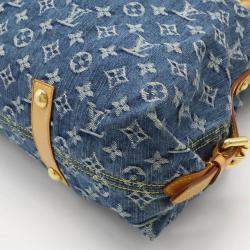 Louis Vuitton Blue Monogram Denim Neo Cavi Gm Tote Bag