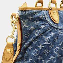 Louis Vuitton Blue Monogram Denim Neo Cavi Gm Tote Bag