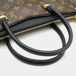 Louis Vuitton Noir Black Monogram Pallas Tote Bag