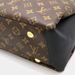 Louis Vuitton Noir Black Monogram Pallas Tote Bag