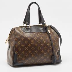 Louis Vuitton Black Monogram Canvas Retiro NM Bag