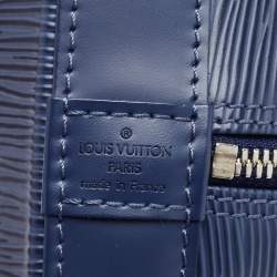 مملوكة مسبقًا Louis Vuitton Myrtille Blue Epi Leather Alma PM Bag