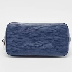 مملوكة مسبقًا Louis Vuitton Myrtille Blue Epi Leather Alma PM Bag