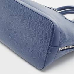 مملوكة مسبقًا Louis Vuitton Myrtille Blue Epi Leather Alma PM Bag