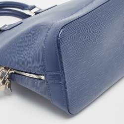 مملوكة مسبقًا Louis Vuitton Myrtille Blue Epi Leather Alma PM Bag