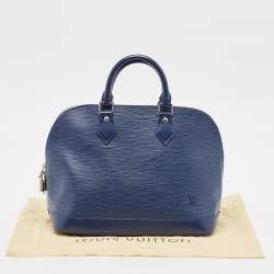 مملوكة مسبقًا Louis Vuitton Myrtille Blue Epi Leather Alma PM Bag