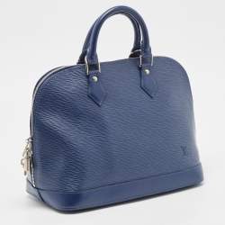 مملوكة مسبقًا Louis Vuitton Myrtille Blue Epi Leather Alma PM Bag