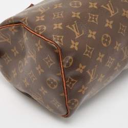 Pre Owned Louis Vuitton Monogram Canvas Speedy 25 Bag