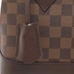 Pre Owned Louis Vuitton Damier Ebene Canvas Alma BB Bag