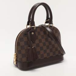Pre Owned Louis Vuitton Damier Ebene Canvas Alma BB Bag