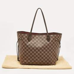 Louis Vuitton Damier Ebene Canvas Neverfull MM Bag