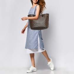 Louis Vuitton Damier Ebene Canvas Neverfull MM Bag