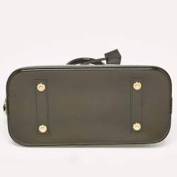 Pre Owned Louis Vuitton Vert Bronze Monogram Vernis Alma PM Bag