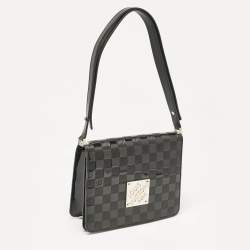 Pre Owned Louis Vuitton Black Damier Vernis Cabaret Bag