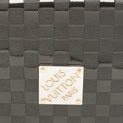 Pre Owned Louis Vuitton Black Damier Vernis Cabaret Bag