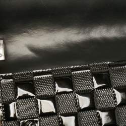 Pre Owned Louis Vuitton Black Damier Vernis Cabaret Bag