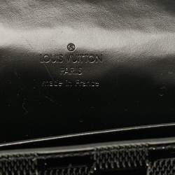 Pre Owned Louis Vuitton Black Damier Vernis Cabaret Bag