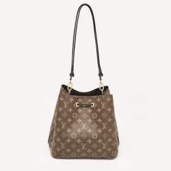Pre Owned Louis Vuitton Black Monogram Canvas NeoNoe MM Bag