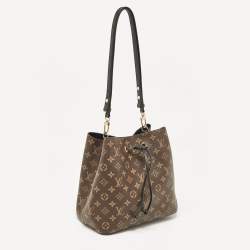 Pre Owned Louis Vuitton Black Monogram Canvas NeoNoe MM Bag