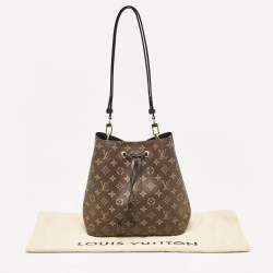 Pre Owned Louis Vuitton Black Monogram Canvas NeoNoe MM Bag