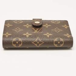 Pre Owned Louis Vuitton Monogram Canvas Port Feuille Vienoise French Purse Wallet