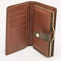 Pre Owned Louis Vuitton Monogram Canvas Port Feuille Vienoise French Purse Wallet