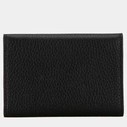   Louis Vuitton Black Taurillon Capucines Compact Wallet