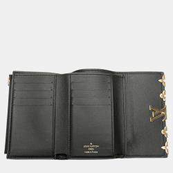   Louis Vuitton Black Taurillon Capucines Compact Wallet