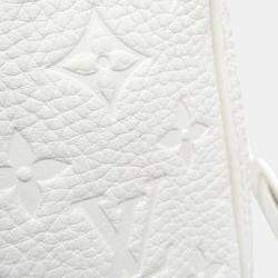 Louis Vuitton White Monogram Empreinte Utility Side Bag