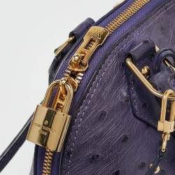 مملوكة مسبقًا Louis Vuitton Figue Ostrich Alma BB Bag