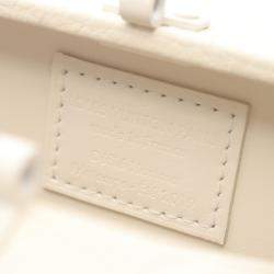 Louis Vuitton White Leather Wallet Trunk Monogram Second Bag Clutch