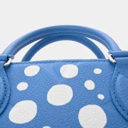 Louis Vuitton Blue/White Leather Monogram Empreinte On The Go PM Handbag