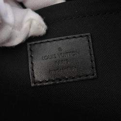 Louis Vuitton Brown Orange Coated Canvas Leather Monogram Macassar Soft Polochon Mm Handbag